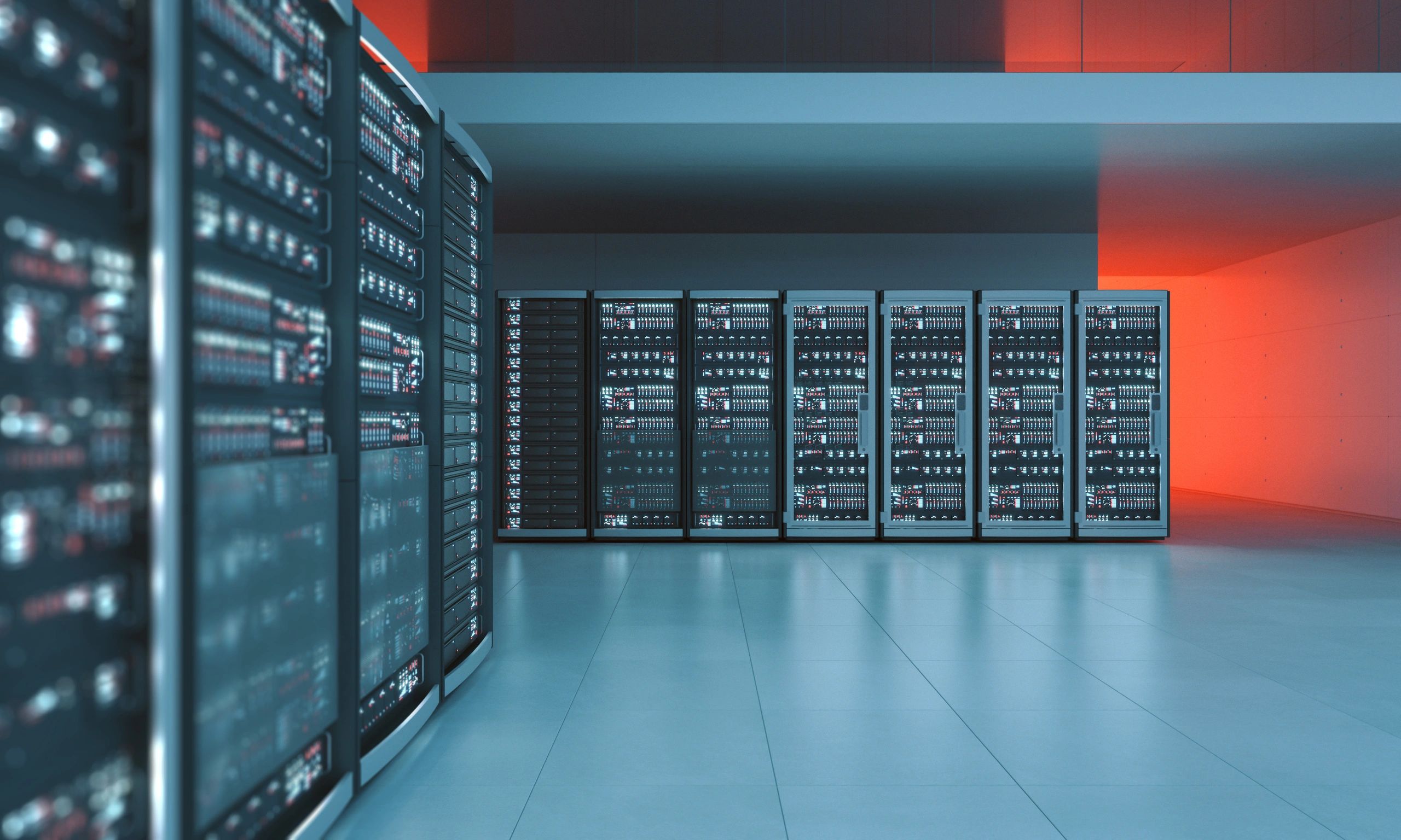 Enterprise data center infrastructure supporting secure digital operations